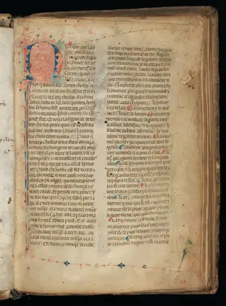Le Régime du corps, opening page