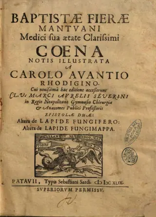 Coena, opening page