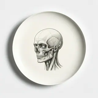 Anatomical sketch plate