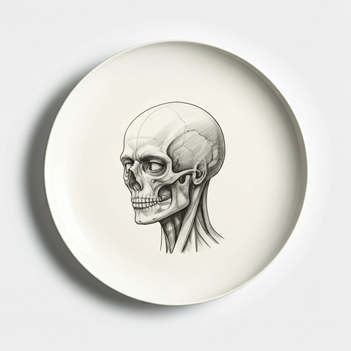 Anatomical sketch plate