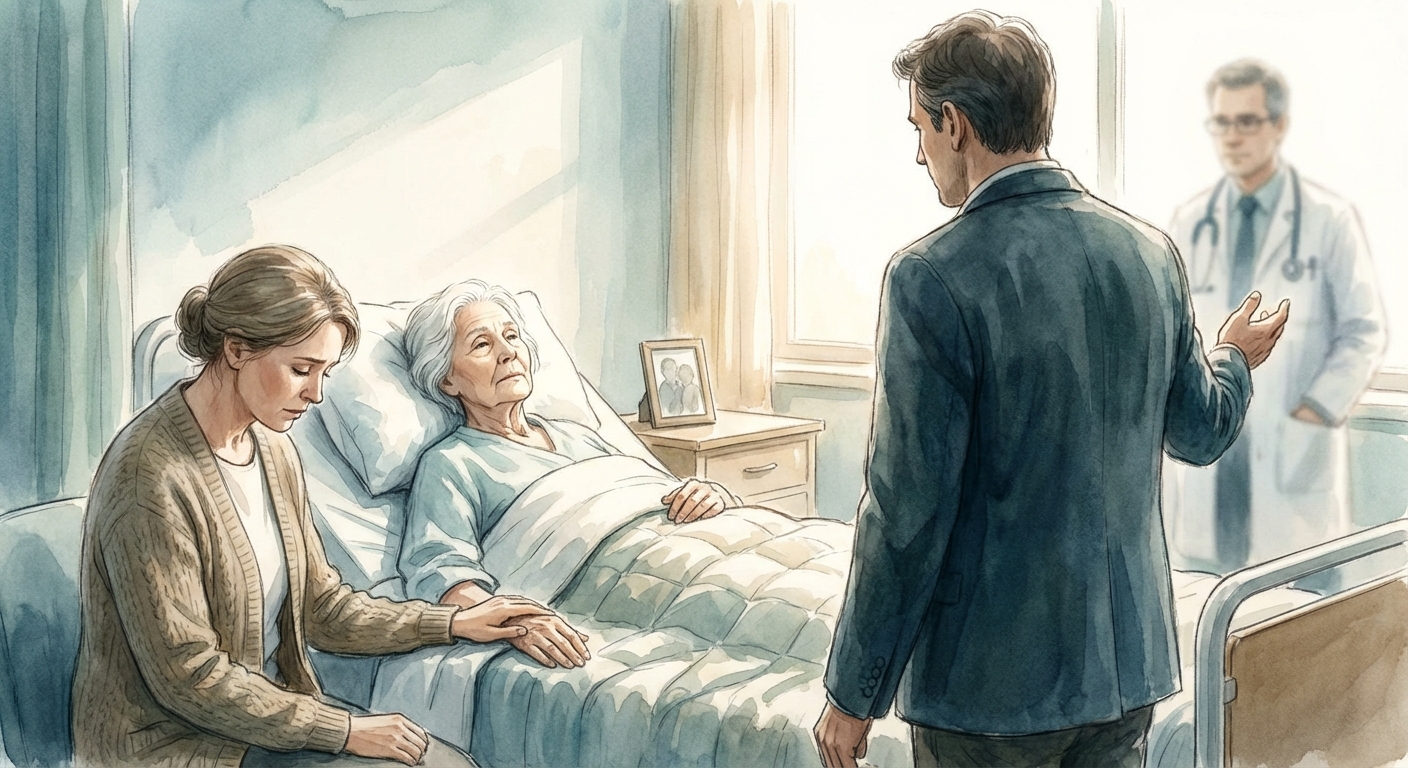 Code Status and the Son Who Came Late — geriatrics-palliative