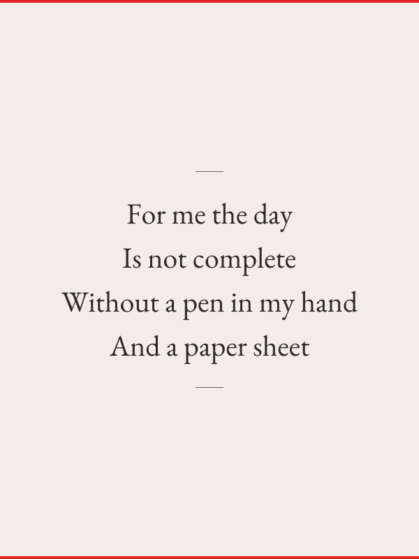 For me the day