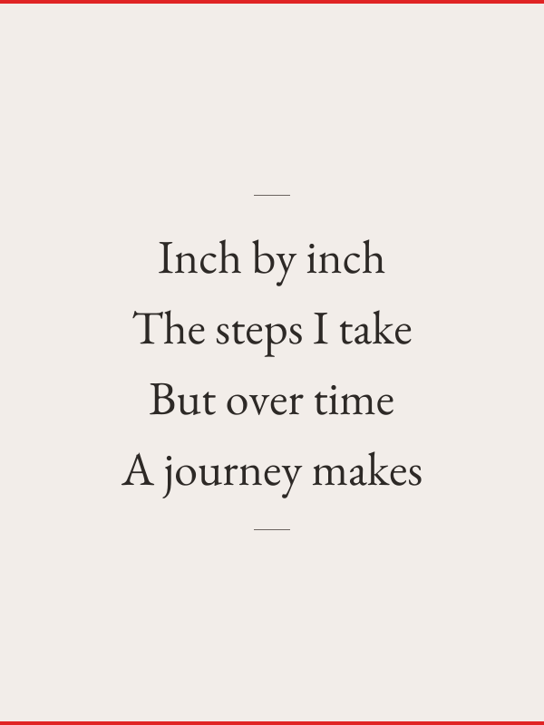 Inch by inch