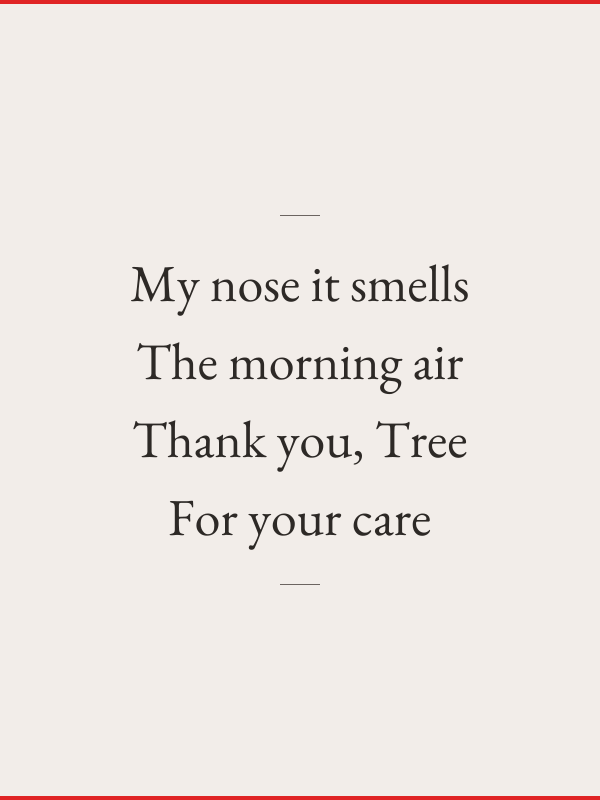 My nose it smells