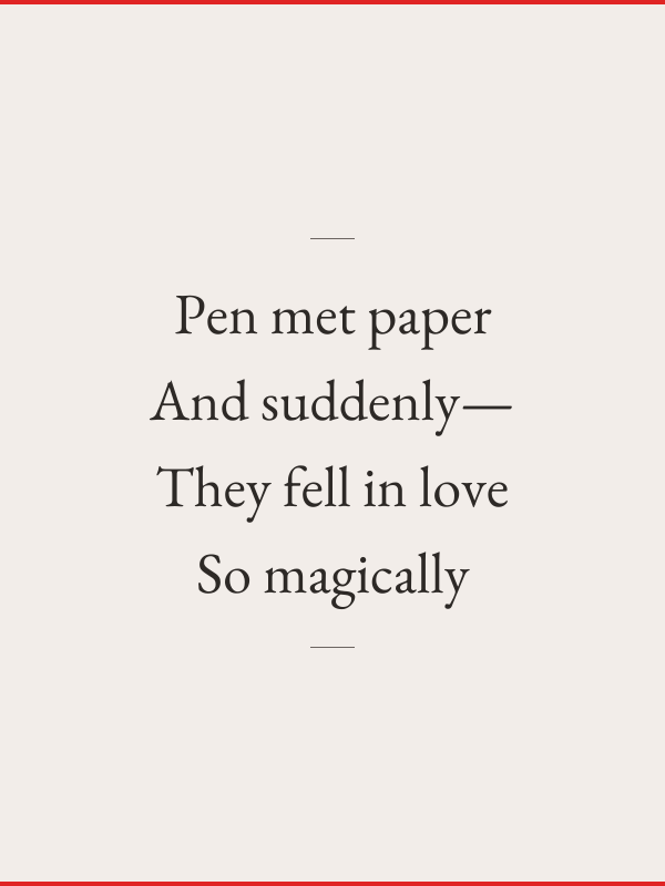 Pen met paper